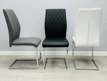 Atlantis Black PU Dining Chair