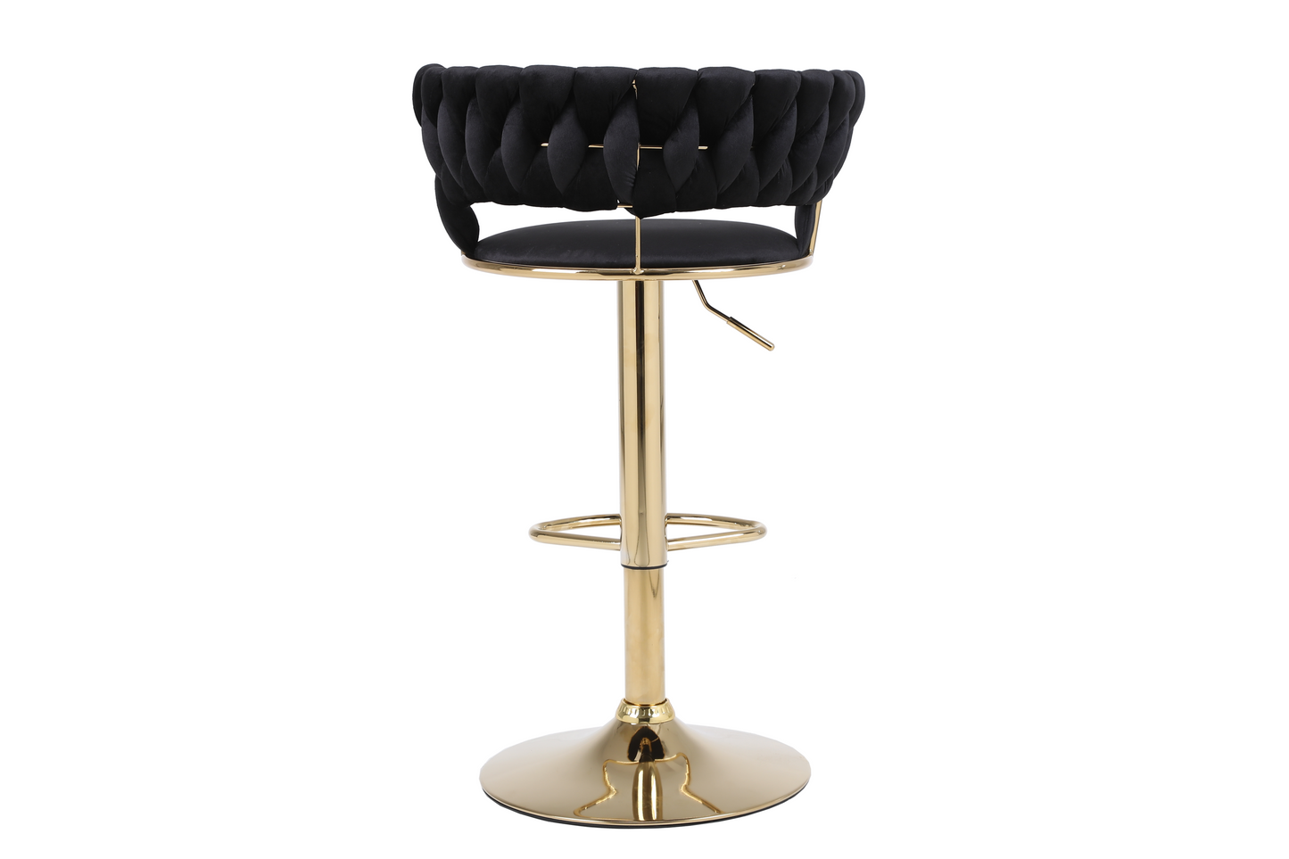 Camelia Black & Gold Bar Stool