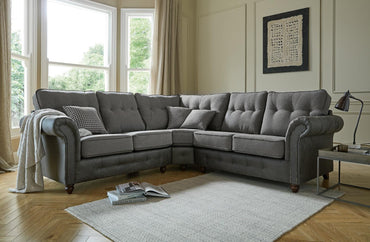 Barcelona 2 Seater Sofa In Colorado Tan And Grampian Mineral Fabric