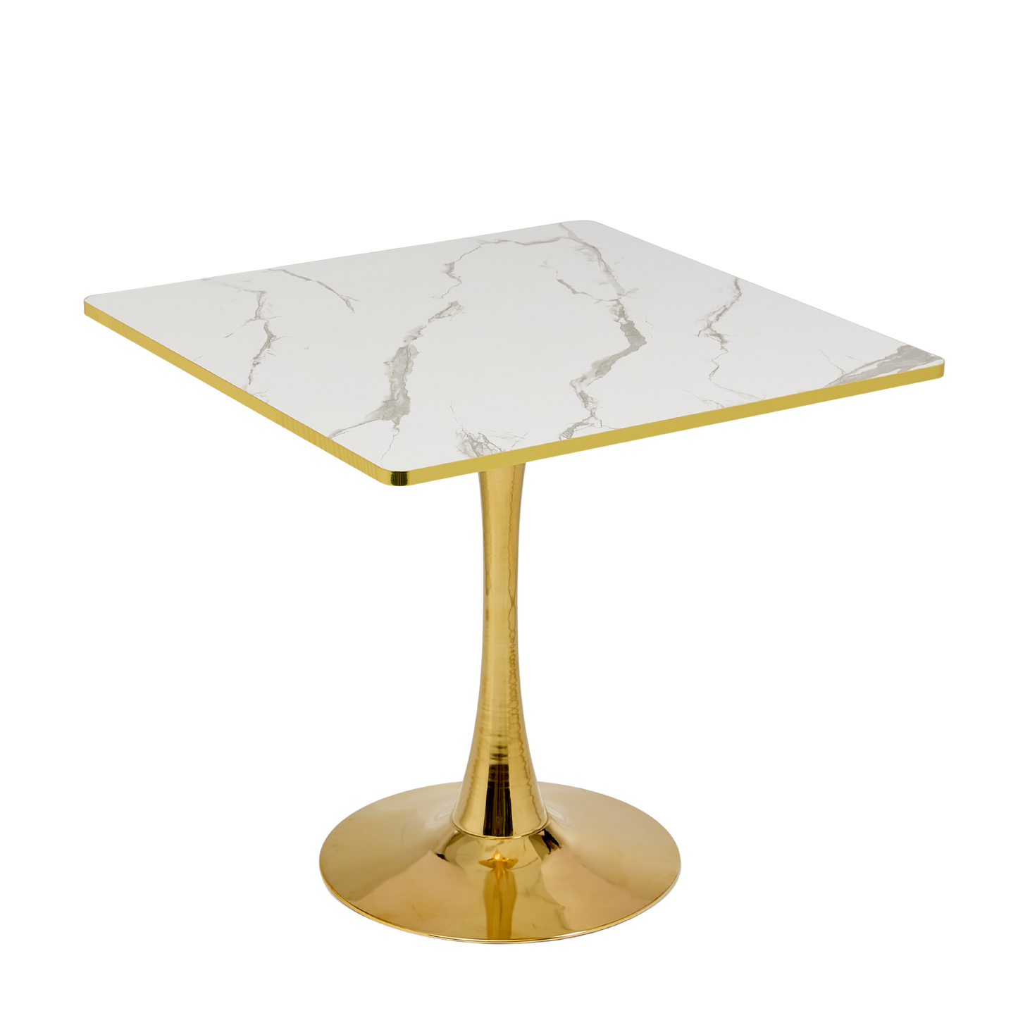Roma Square White Dining Table