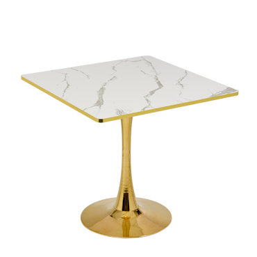 Roma Square White Dining Table