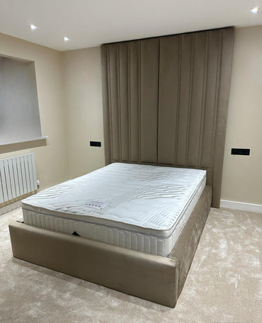 Luxury Frame Bespoke Bed Available In A Wide Range Of Fabric Materials