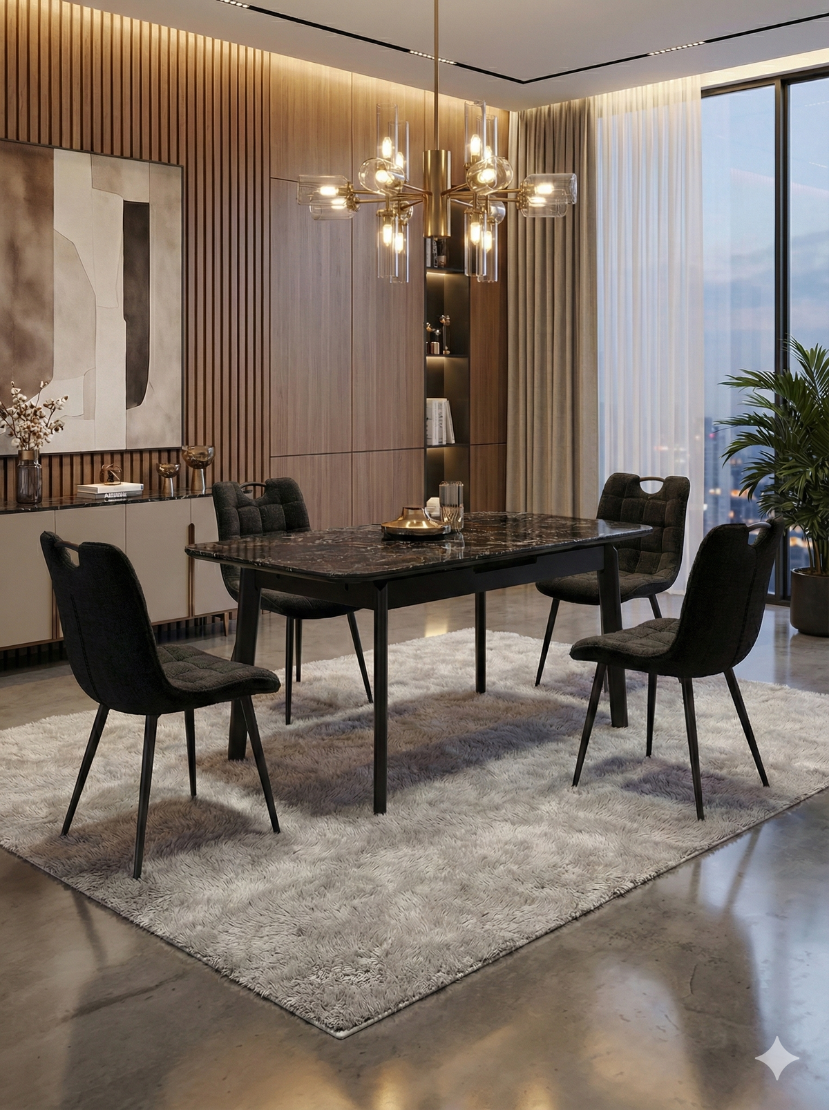 Arizona Extending Ceramic Table