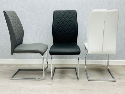 Atlantis Black PU Dining Chair