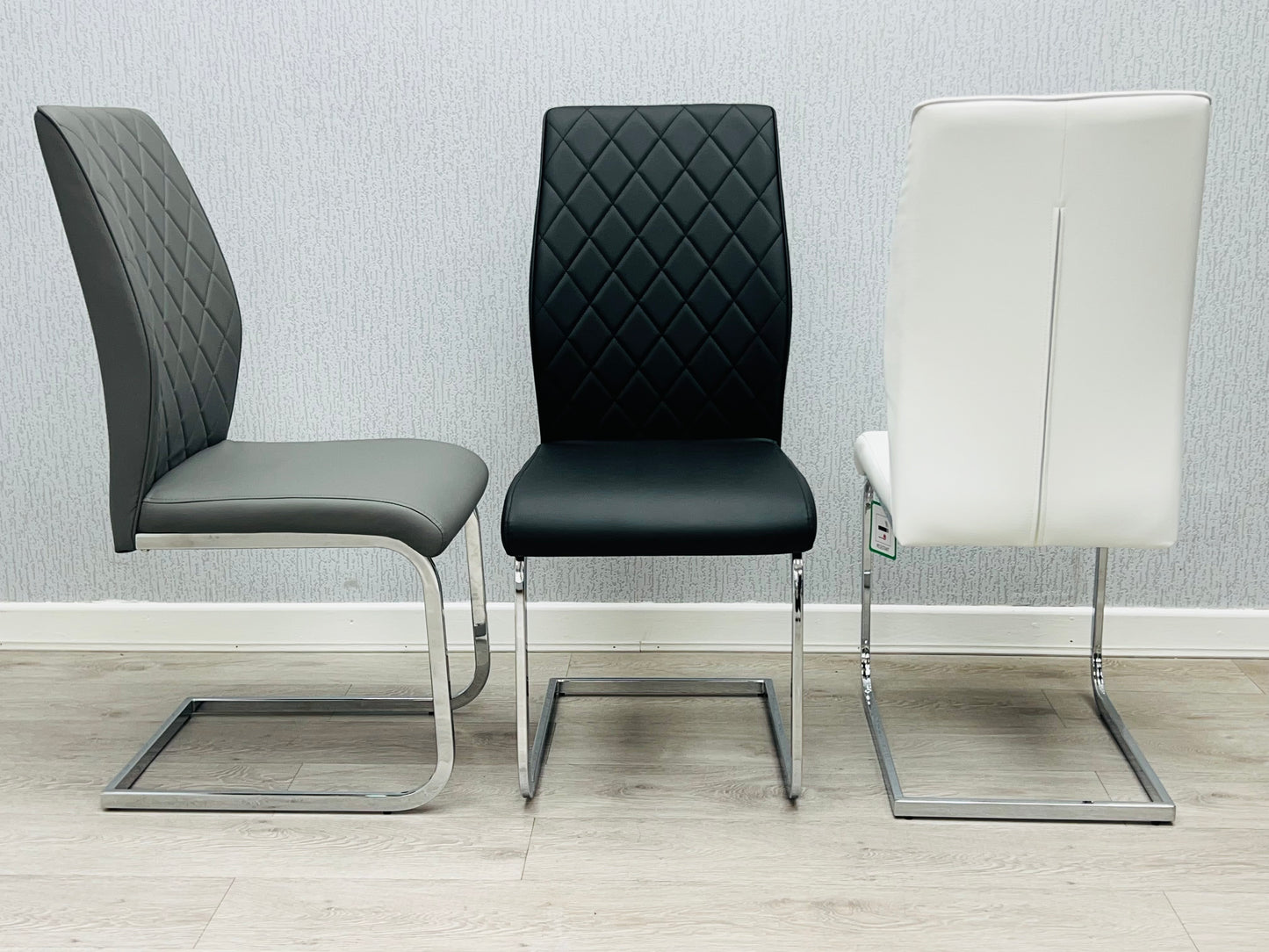 Atlantis Grey PU Dining Chair