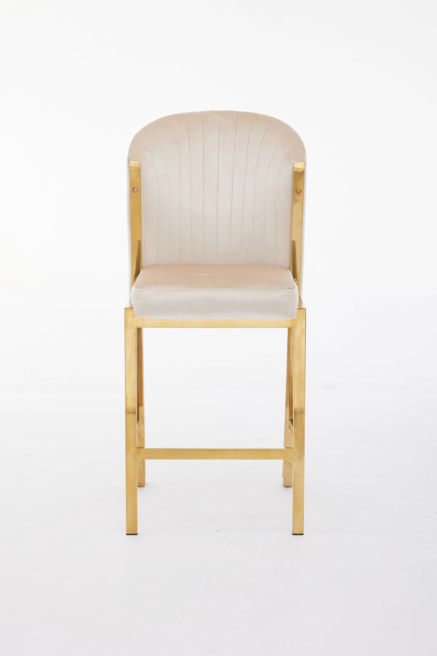 Fabio Cream Gold Breakfast Stool