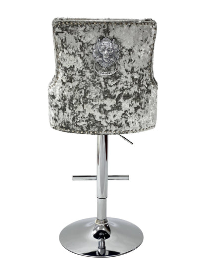 Majestic Crushed Velvet Bar Stool