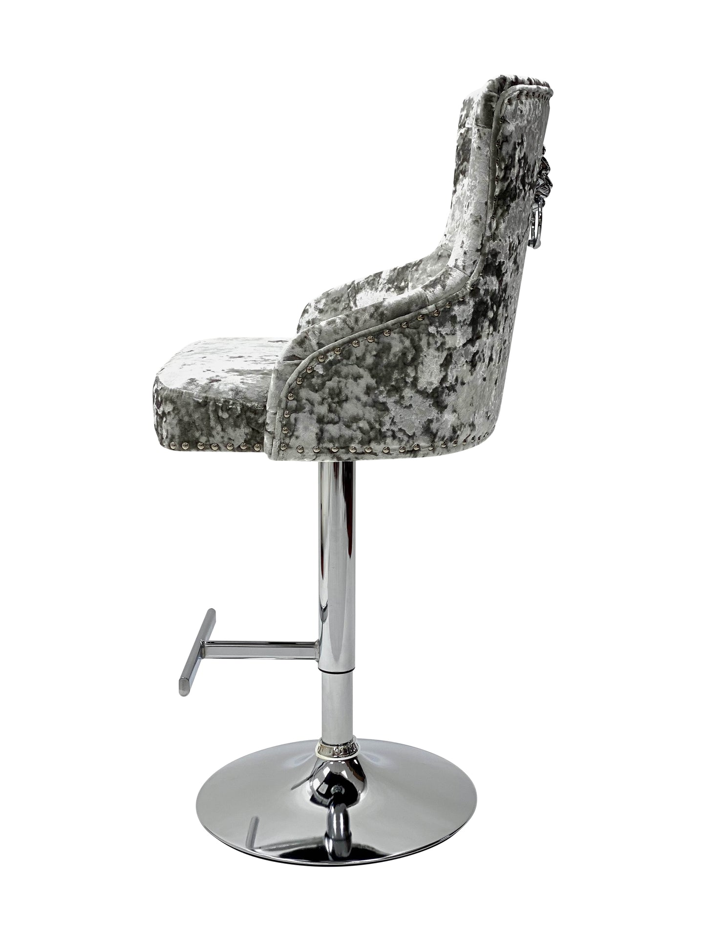 Majestic Crushed Velvet Bar Stool