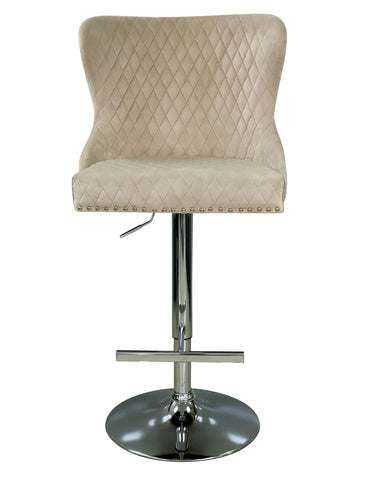 Valentino Mink Velvet Bar Stool
