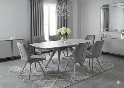 Cambridge Grey Extending Dining Table