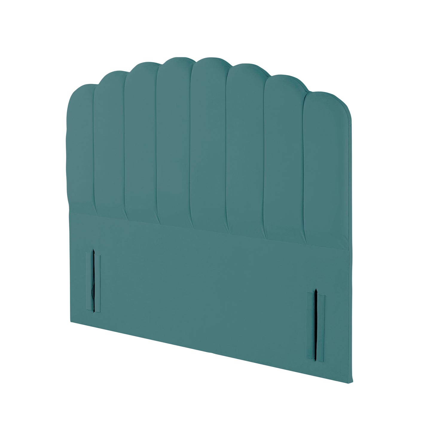 Cassia Velvet Teal Headboard