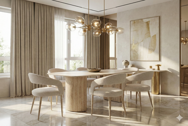 Olympia Ceramic 160cm Dining Set