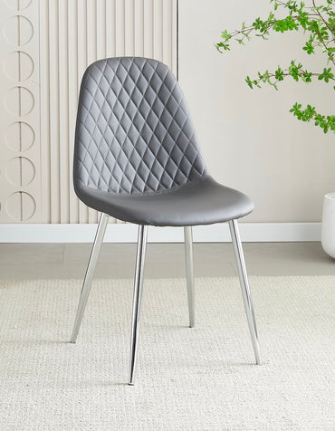Mexico Grey PU Dining Chair