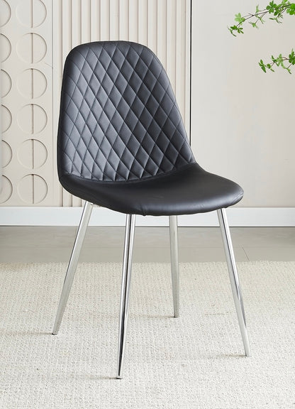Mexico Black PU Dining Chair