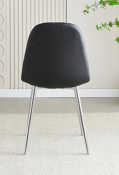 Mexico Black PU Dining Chair