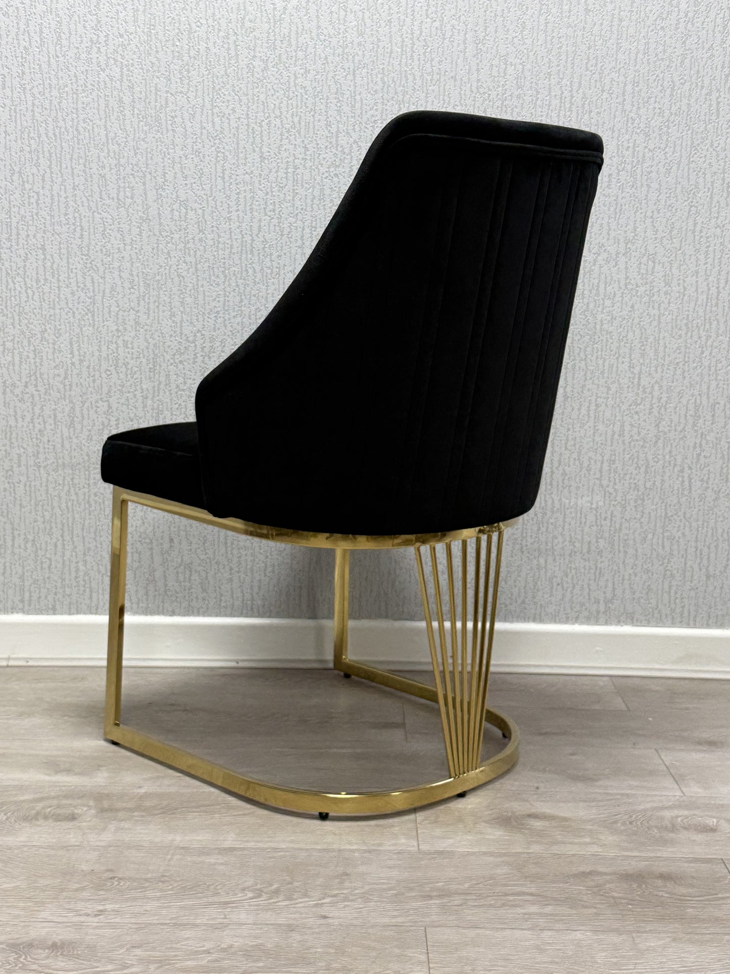 Lasco Black & Gold Dining Chair