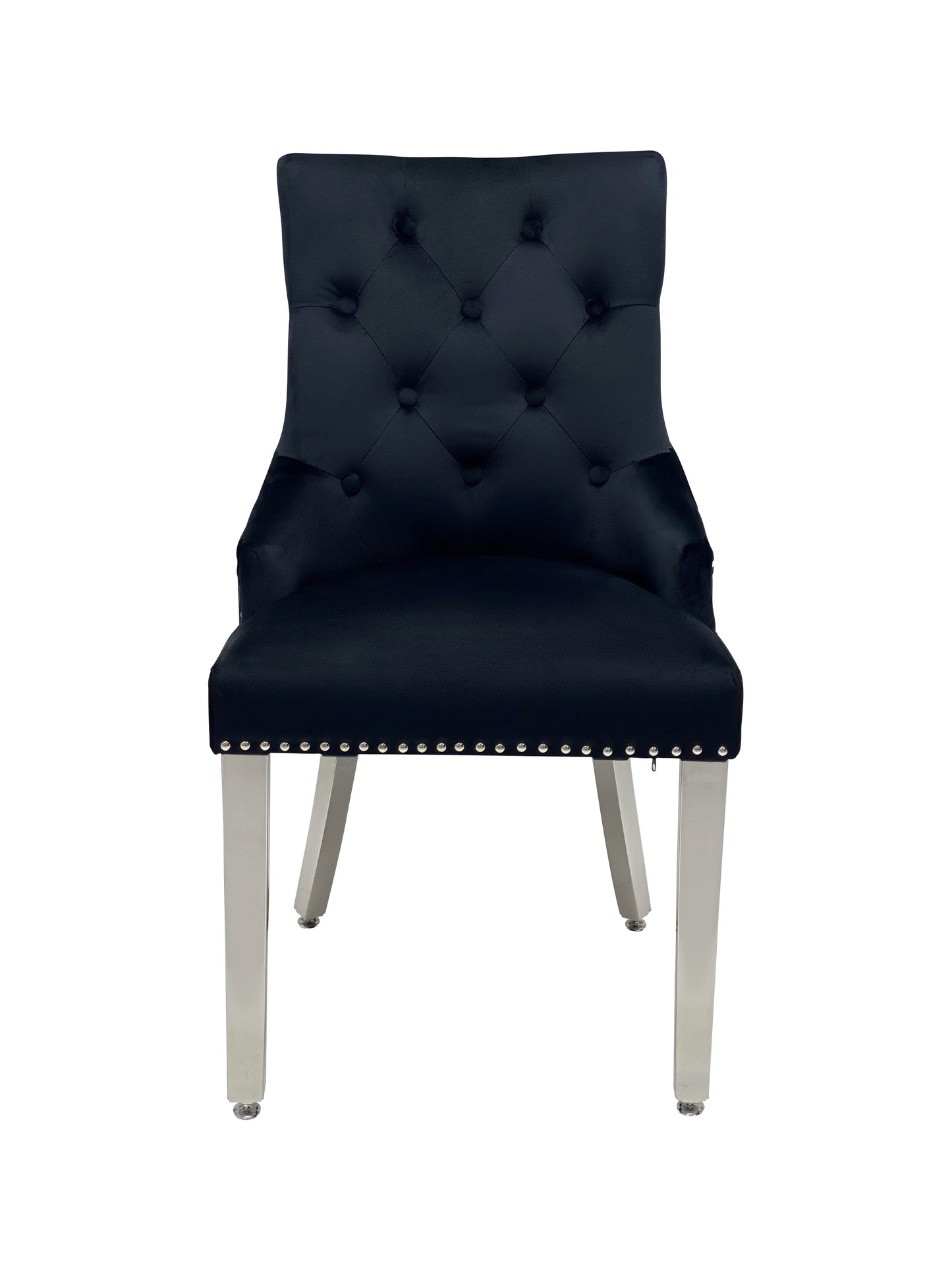 Majestic Black Velvet Dining Chair