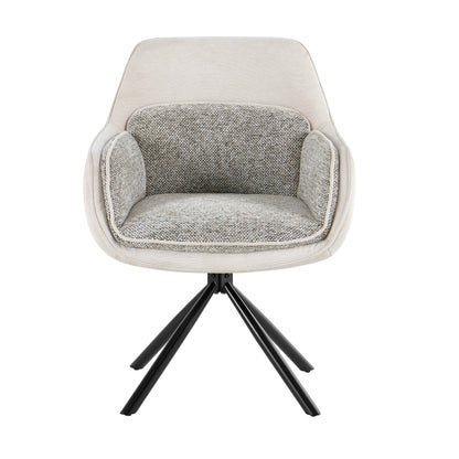 Florence 360 Beige Swivel Chair