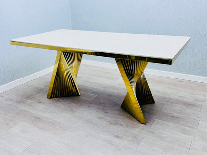 Ravello Cream & Gold Coffee Table