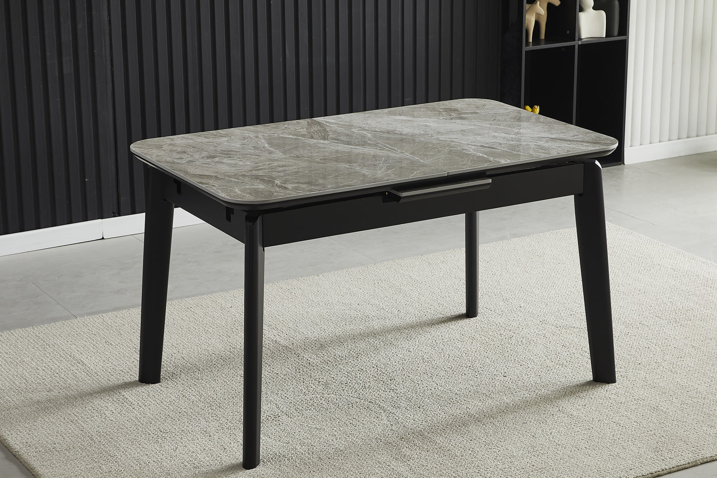 Arizona Extending Grey Ceramic Table