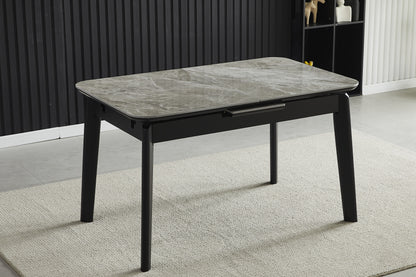 Arizona Extending Grey Ceramic Table