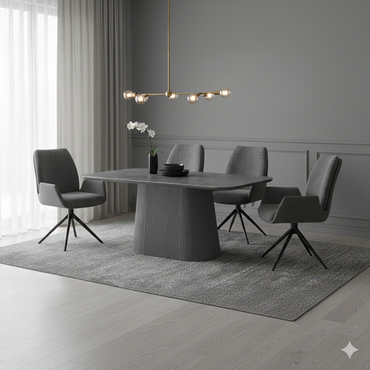 Davos Oval Ceramic Dining Table
