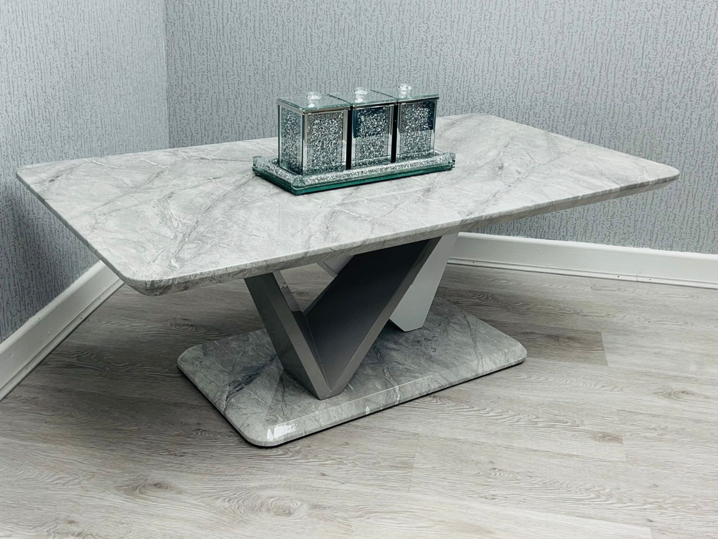 Georgia Coffee Table (Marble Effect)