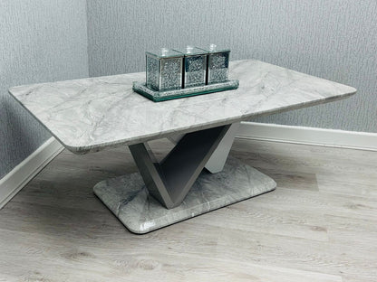 Georgia Coffee Table (Marble Effect)