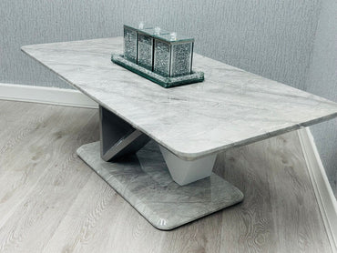 Georgia Coffee Table (Marble Effect)