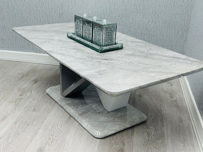 Georgia Coffee Table (Marble Effect)