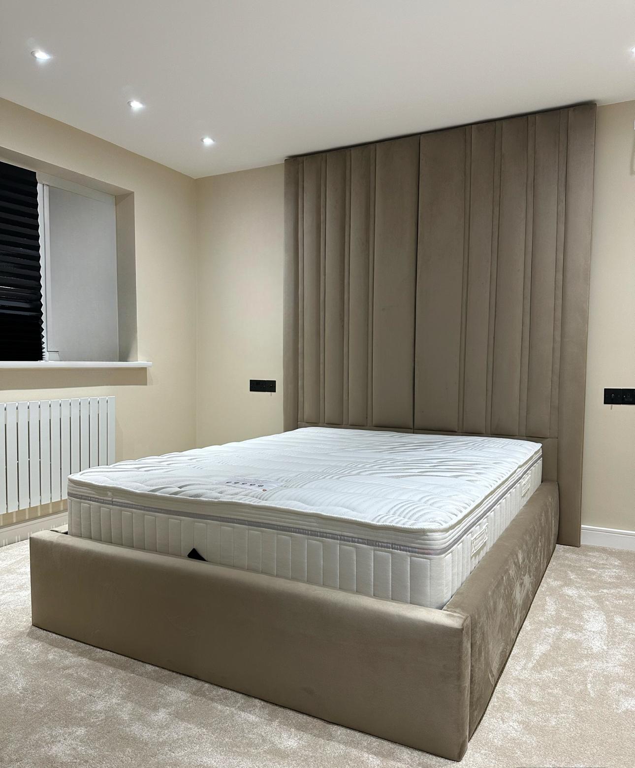 Luxury Frame Bespoke Bed Available In A Wide Range Of Fabric Materials