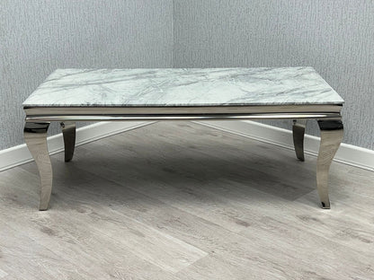 Sofia Grey Marble Coffee Table