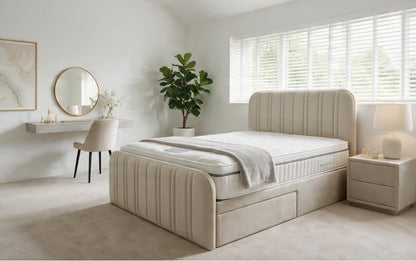 Luxury Curve End Lift Ottoman Divan