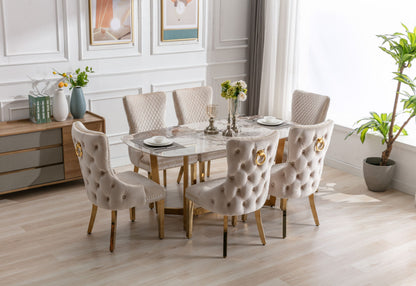 Sorrento Oval 180cm Ceramic Gold Table