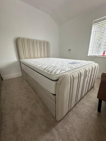Luxury Curve End Lift Ottoman Divan