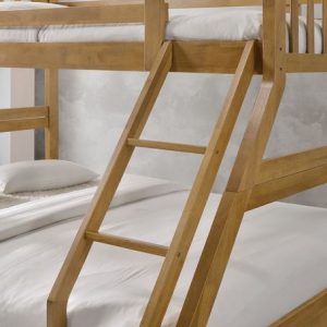 Artisan Arch Style Three Sleeper Bunk Bed Ladder Close Up
